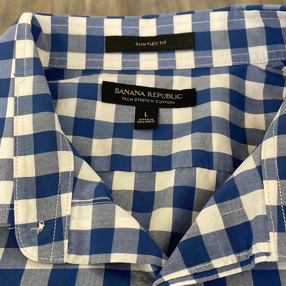 Men’s large Banana Republic gently used shirt